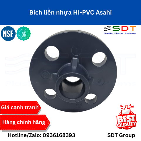 Bích Liền Nhựa HI-PVC ASAHI Chuẩn JIS 10K | Báo Giá & Thông Số