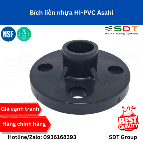 BICH-LIEN-NHUA-HI-PVC-ASAHI (Small) Bích Liền Nhựa HI-PVC ASAHI Chuẩn JIS 10K | Báo Giá & Thông Số