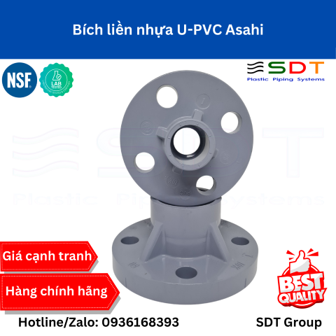 Bích Liền Nhựa VP-UPVC ASAHI Chuẩn JIS 10K | Báo Giá & Thông Số