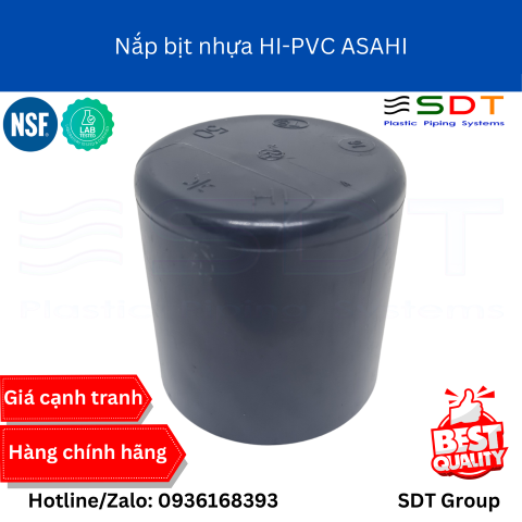 NAP-BIT-NHUA-HI-PVC-ASAHI (Small) Nắp Bịt Nhựa HI-PVC ASAHI Chính Hãng | Báo Giá & Thông Số