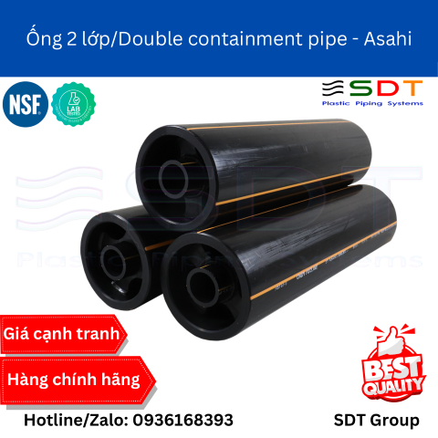 Hệ Thống Ống 2 Lớp ASAHI (Double Contained Pipe) | Thông Số & Báo Giá