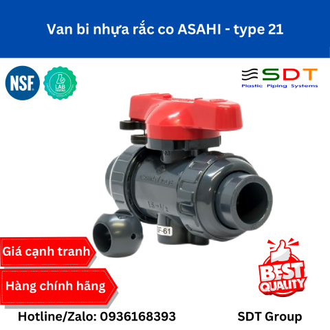 Van Bi Nhựa Rắc Co ASAHI Type 21 | Báo Giá & Thông Số Kỹ Thuật