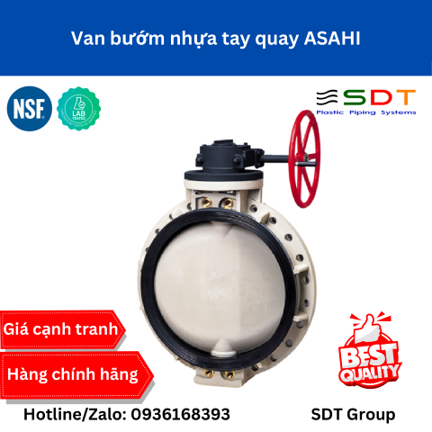 Van Bướm Nhựa Tay Quay ASAHI Chính Hãng | Thông Số & Bảng Giá Mới Nhất