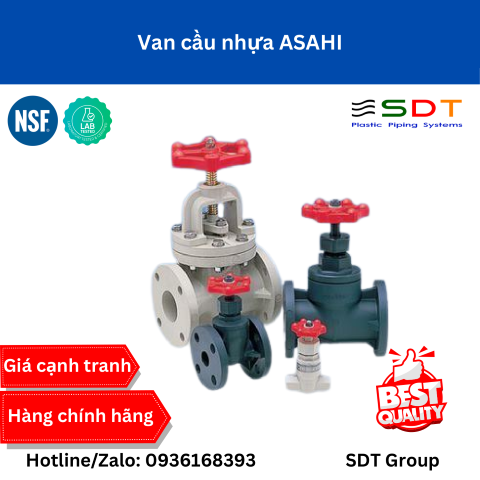 Van Cầu Nhựa STOP VALVE (Globe Valve) ASAHI Chính Hãng | Báo Giá & Thông Số