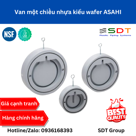 Van Một Chiều Nhựa Kiểu Wafer ASAHI | Thông Số Kỹ Thuật & Bảng Giá Mới Nhất
