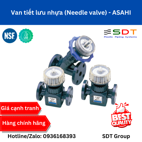Van Tiết Lưu Nhựa (Needle Valve) ASAHI Chính Hãng | Báo Giá & Thông Số